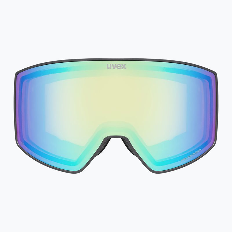 Síszemüveg UVEX Scenic FM S2 black matt/mirror green 2
