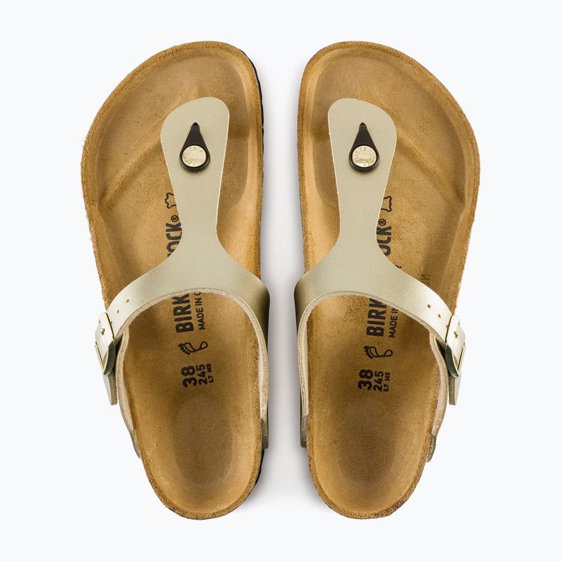 BIRKENSTOCK női flip flop Gizeh BF Regular arany 12