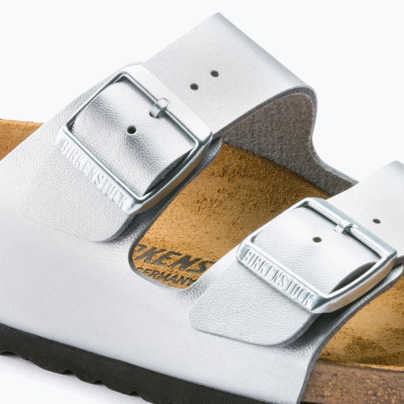 Női papucs BIRKENSTOCK Arizona BF Narrow silver 9