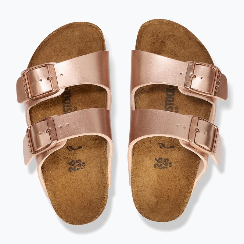 BIRKENSTOCK Arizona BF Regular elektromos metál réz flip-flopok 4