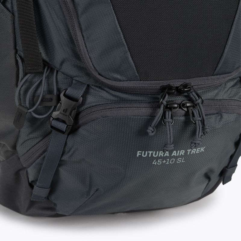 Trekking hátizsák Deuter Futura Air Trek 45 + 10 SL fekete 3402021 4