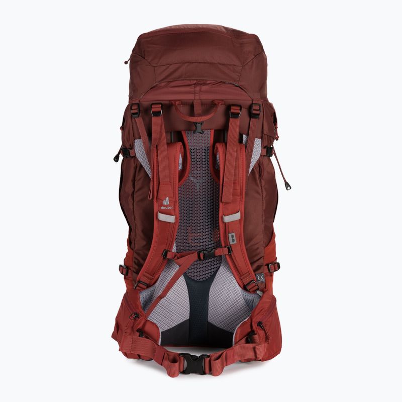 Trekking hátizsák Deuter Futura Air Trek 45 + 10 SL piros 3402021 3