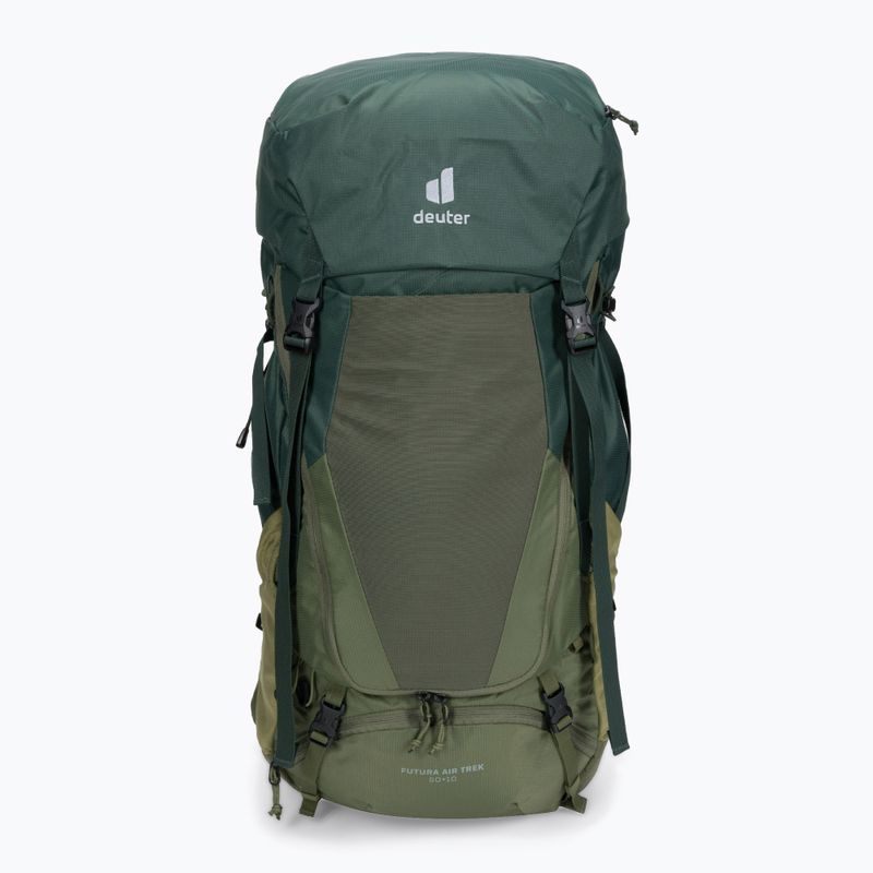 Trekking hátizsák Deuter Futura Air Trek 50 + 10 zöld 3402121 2
