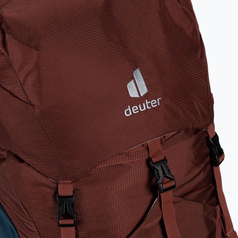 Trekking hátizsák Deuter Aircontact Lite 40 + 10 piros 3340321 4