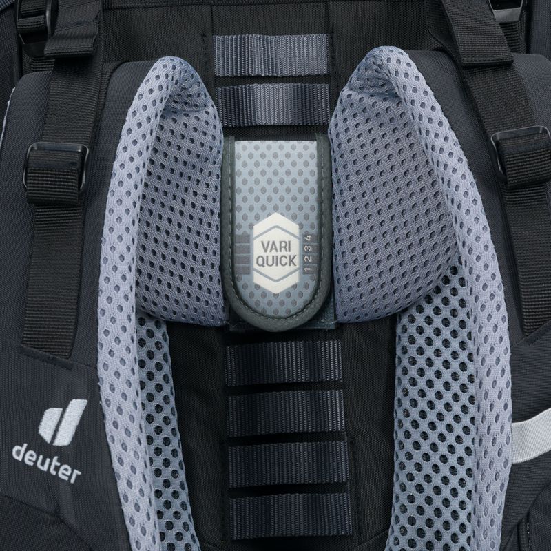 Trekking hátizsák Deuter Aircontact Lite 40 + 10 fekete 3340321 5