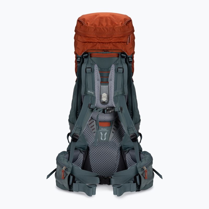 Trekking hátizsák Deuter Aircontact 45+10 piros 3320121 2