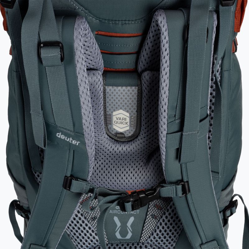 Trekking hátizsák Deuter Aircontact 45+10 piros 3320121 7