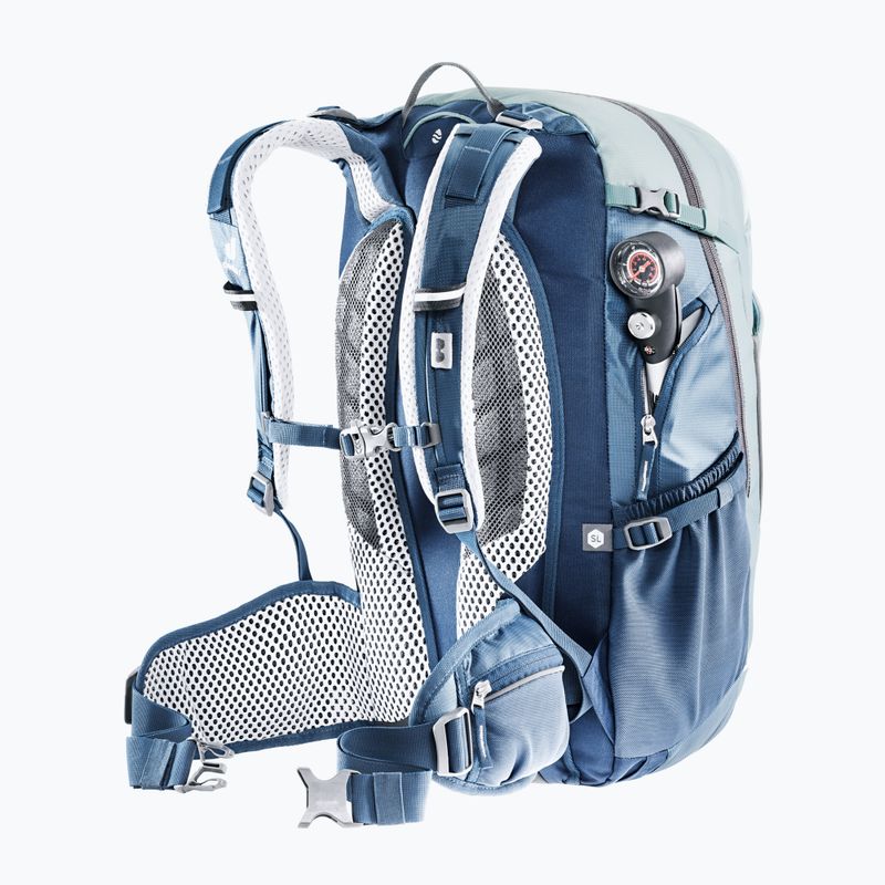 Női kerékpáros hátizsák Deuter Trans Alpine 28 SL zöld 320012113320 3