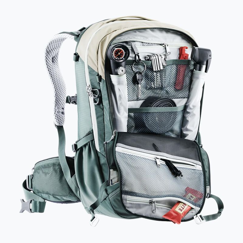 Női kerékpáros hátizsák Deuter Trans Alpine Pro 26 SL 6207 bézs 32021 9