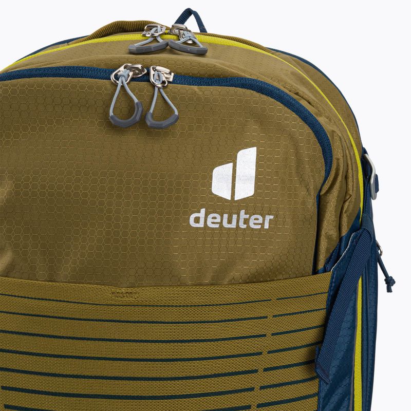 Kerékpáros hátizsák Deuter Trans Alpine Pro 28l kék-barna 6314 3201121 4