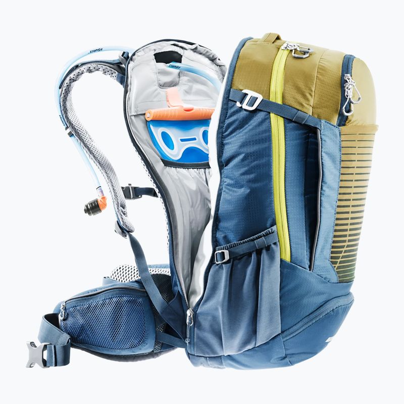 Kerékpáros hátizsák Deuter Trans Alpine Pro 28l kék-barna 6314 3201121 9