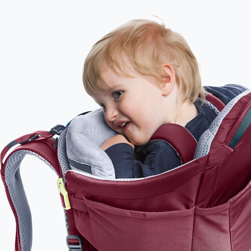 Gyermek utazótáska Deuter Kid Comfort bordó 362022150260 11