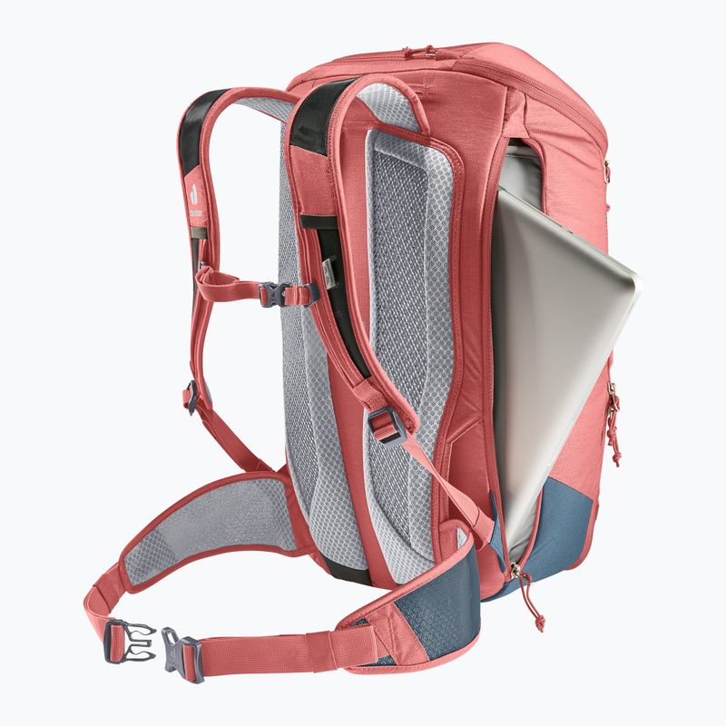 Kerékpáros hátizsák deuter Rotsoord 25+5 l redwood/ink 9