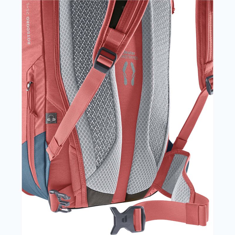 Kerékpáros hátizsák deuter Rotsoord 25+5 l redwood/ink 11