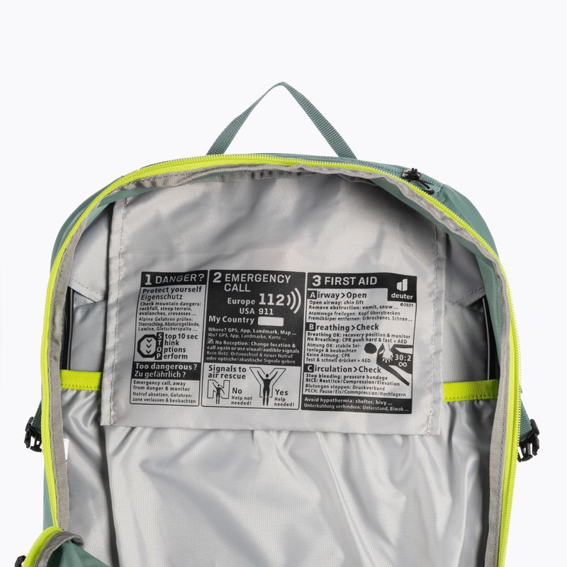 Deuter Speed Lite 25 l túra hátizsák zöld-kék 341042228070 10