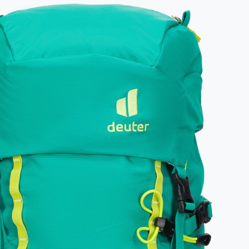 Gyermek hegymászó hátizsák Deuter Climber 2345 zöld 3611021 4