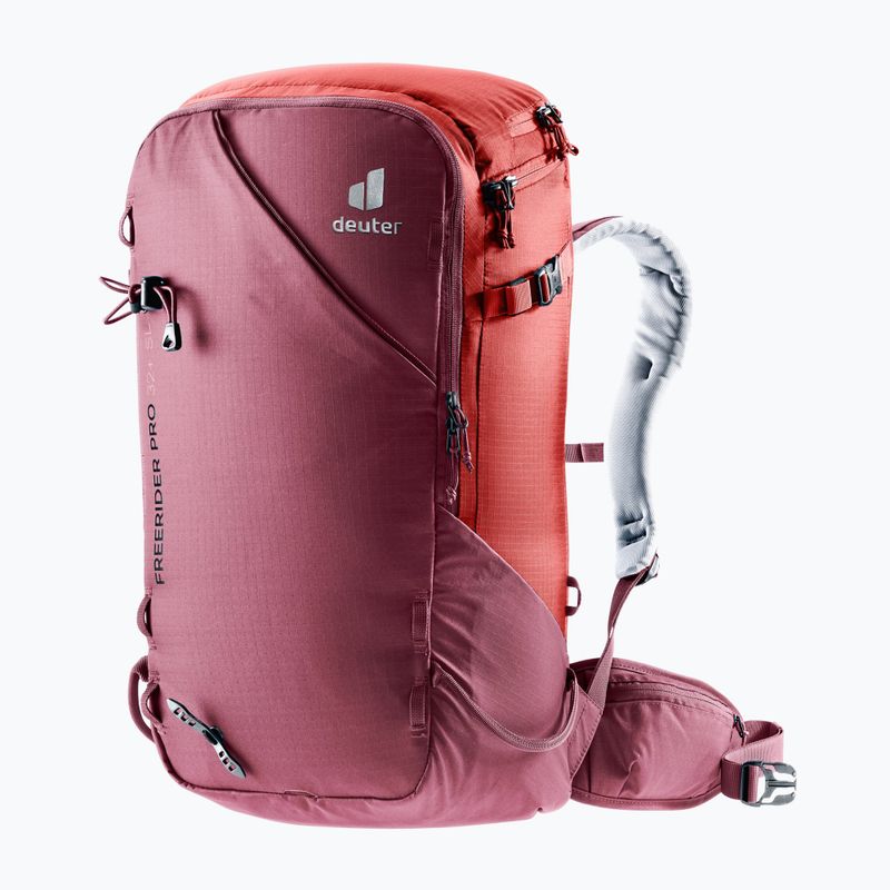 Női deuter Freerider Pro 32+ l SL síhátizsák 330342255850 maron/currant