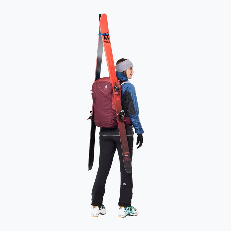 Női deuter Freerider Pro 32+ l SL síhátizsák 330342255850 maron/currant 11