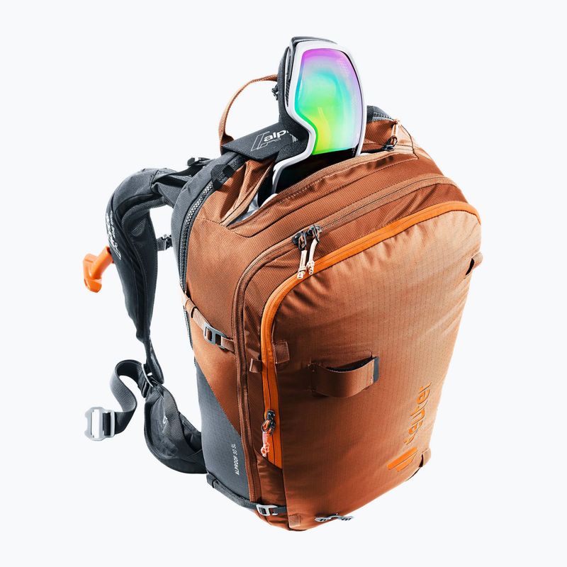 Deuter Alproof 32 l gesztenye/fekete lavina hátizsák 8