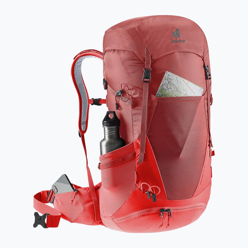 Női túrázó hátizsák deuter Futura 30 SL piros 34007215589 8
