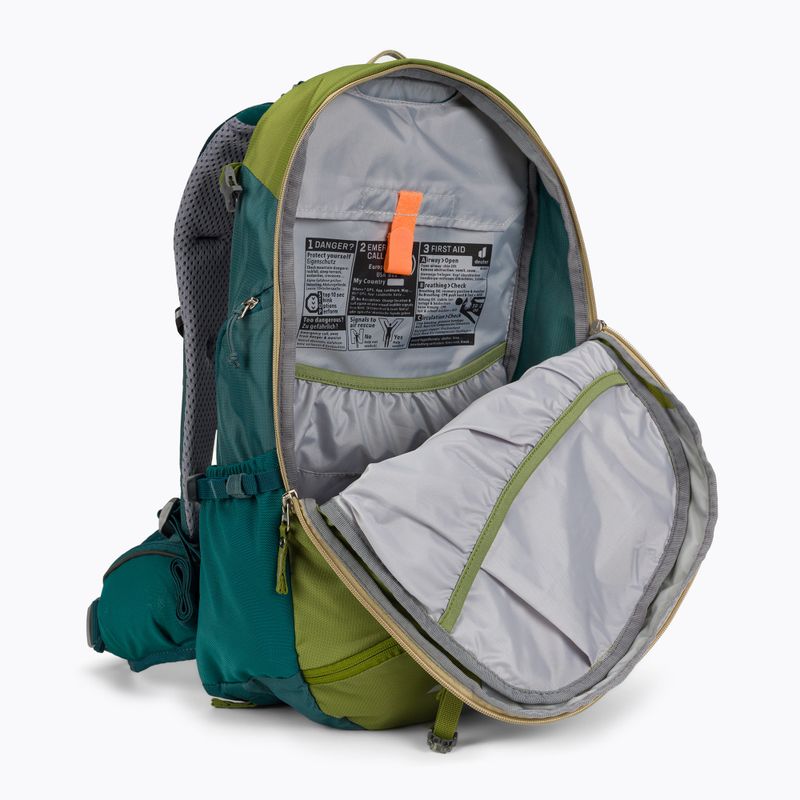 Deuter Trans Alpine kerékpáros hátizsák 24 l zöld 320002123480 4