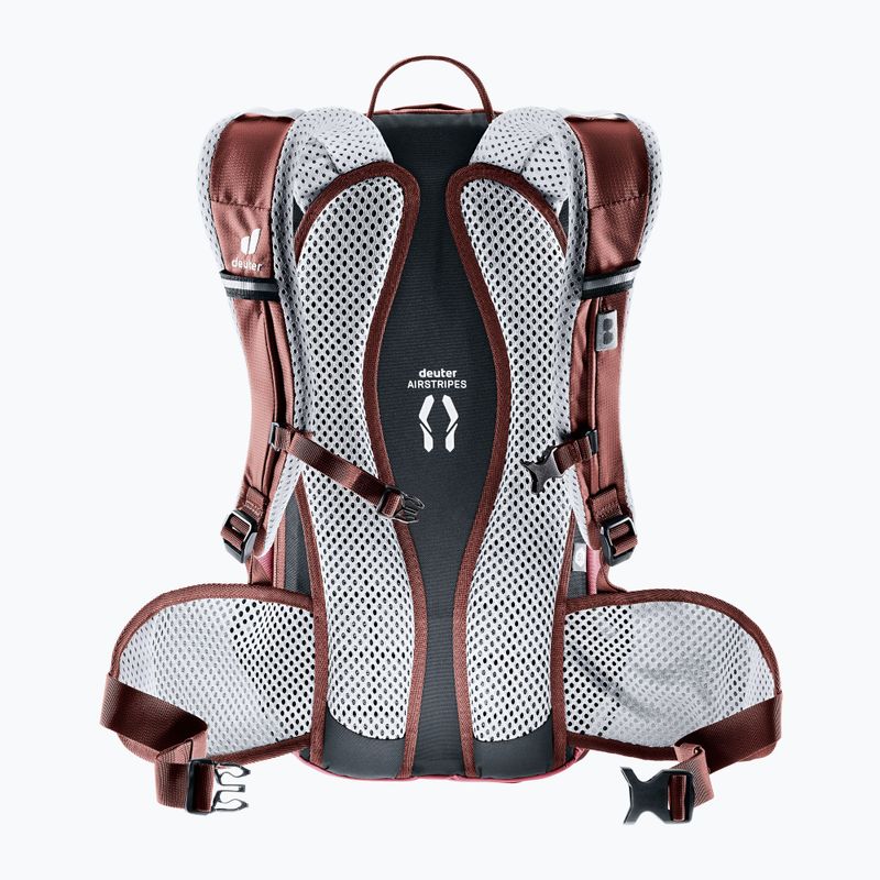 Női kerékpáros hátizsák deuter Bike I 18 l SL maron/caspia 2