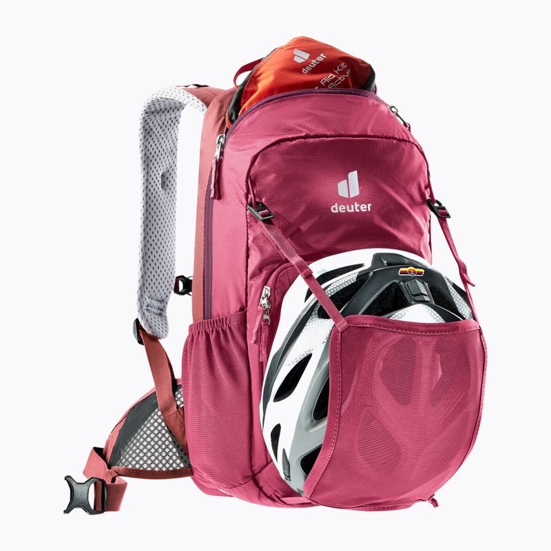 Női kerékpáros hátizsák deuter Bike I 18 l SL maron/caspia 4