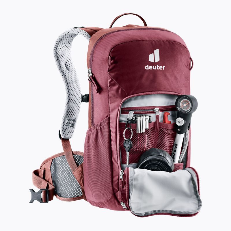 Női kerékpáros hátizsák deuter Bike I 18 l SL maron/caspia 6