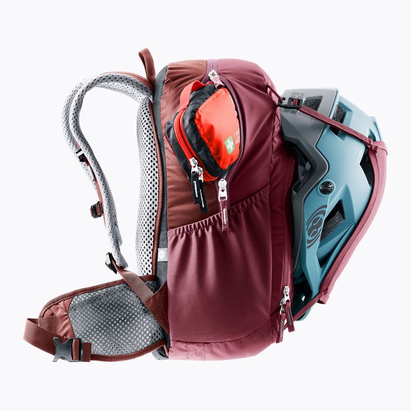 Női kerékpáros hátizsák deuter Bike I 18 l SL maron/caspia 7