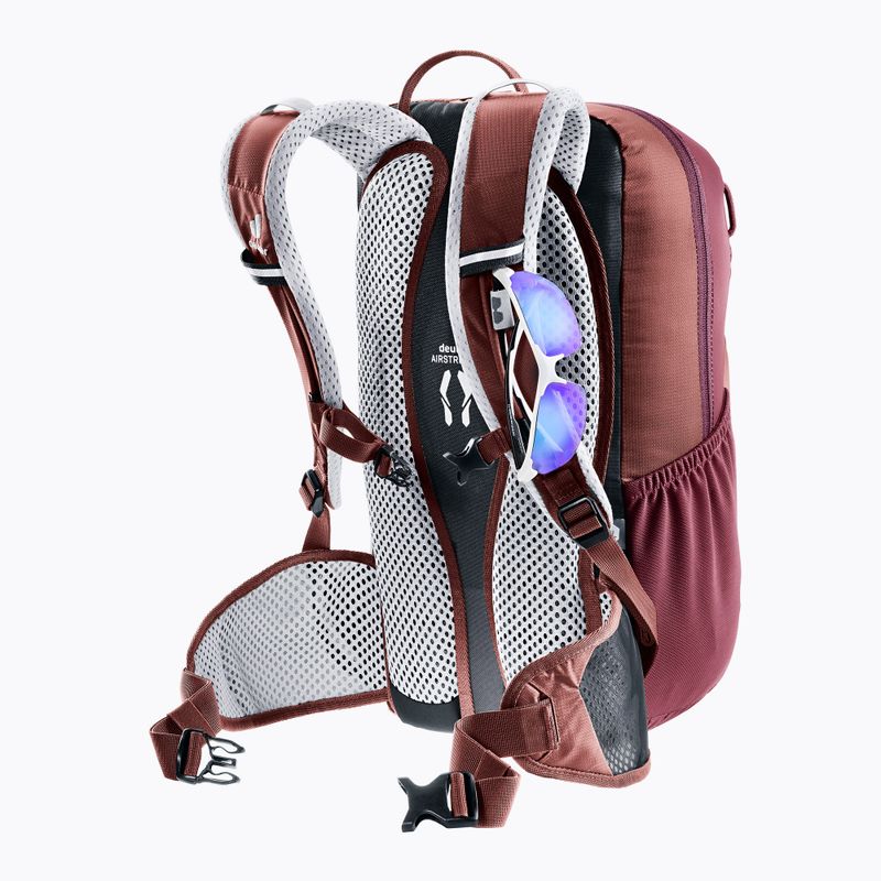 Női kerékpáros hátizsák deuter Bike I 18 l SL maron/caspia 8