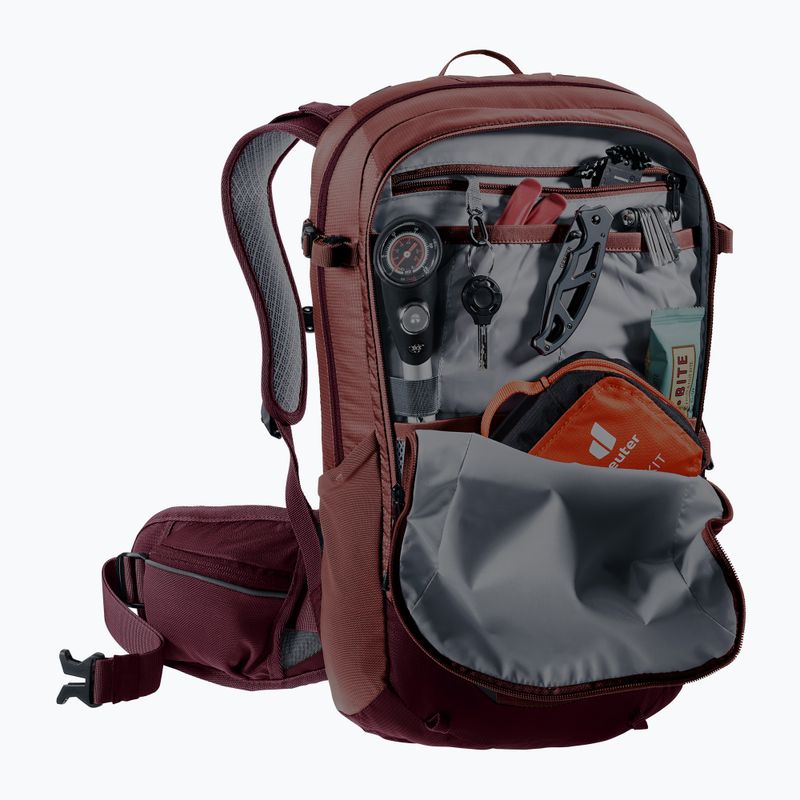 Női kerékpáros hátizsák deuter Flyt 12 l SL piros 321102155910 10