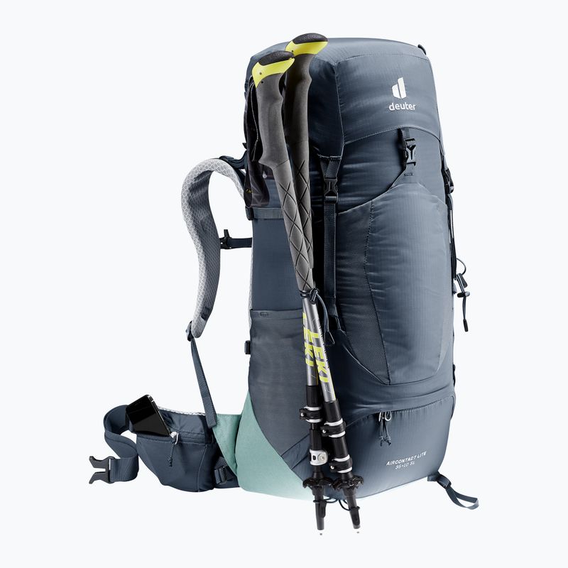 Női trekking hátizsák deuter Aircontact Lite 35 + 10 SL tengerészkék 334002332480 7