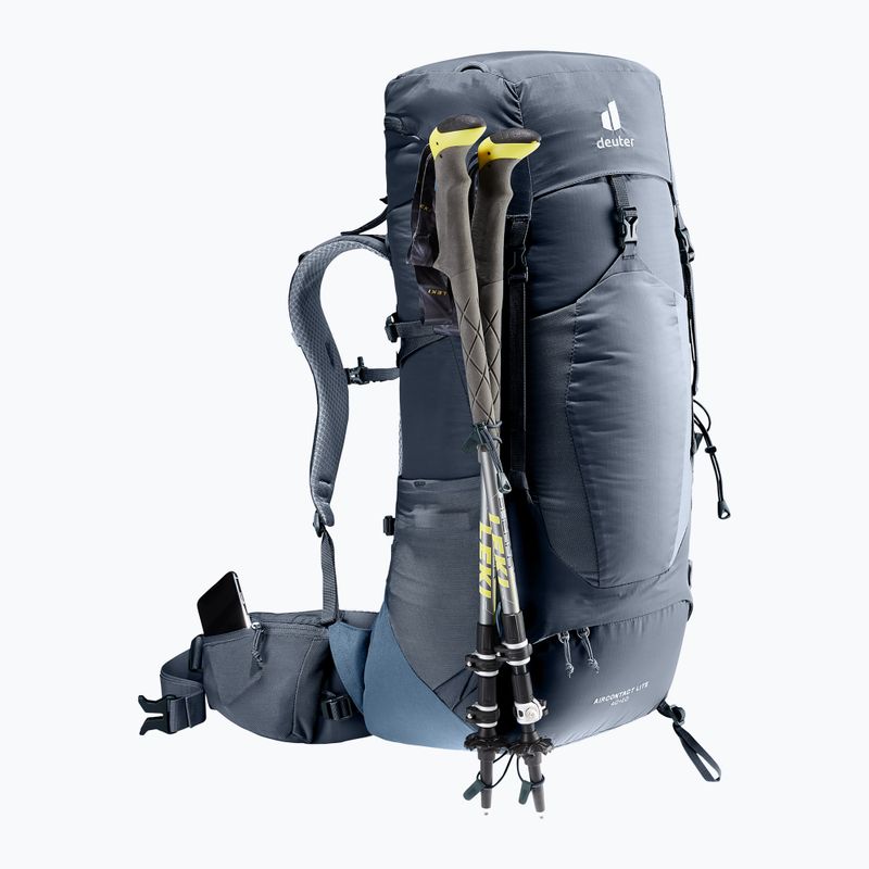 Deuter Aircontact Lite 40 + 10 trekking hátizsák fekete 334012373190 6