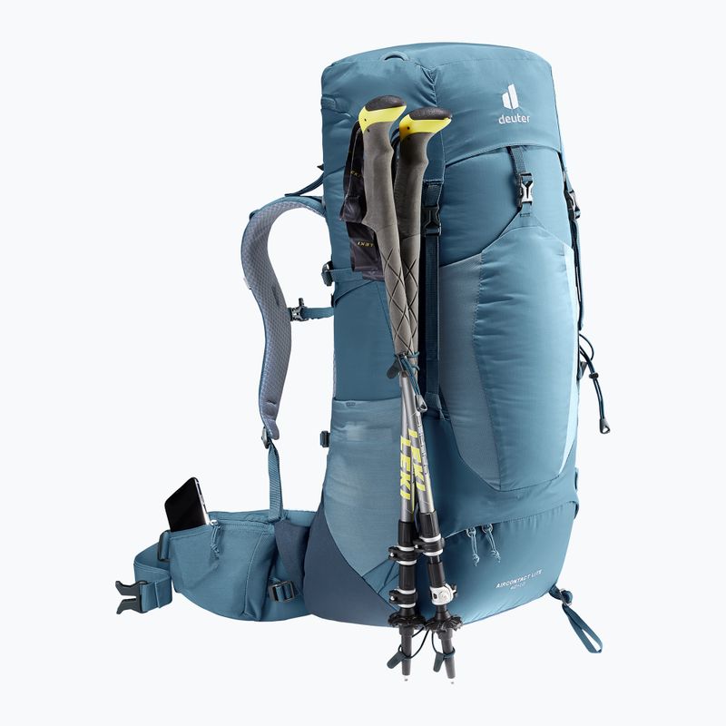 Deuter Aircontact Lite 40 + 10 trekking hátizsák kék 334012313740 6