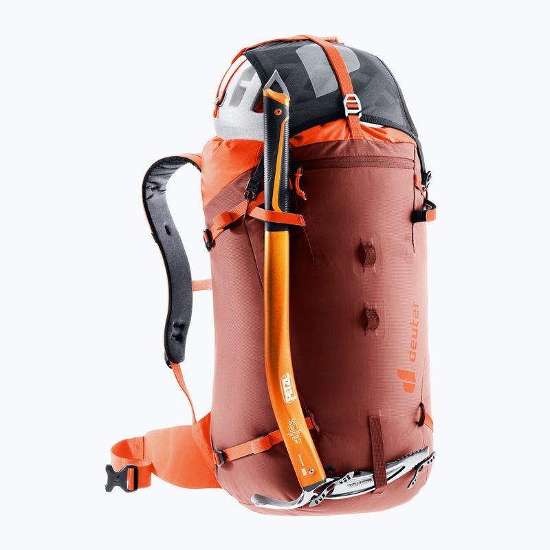 Hegymászó hátizsák deuter Guide 30 l redwood/papaya 4