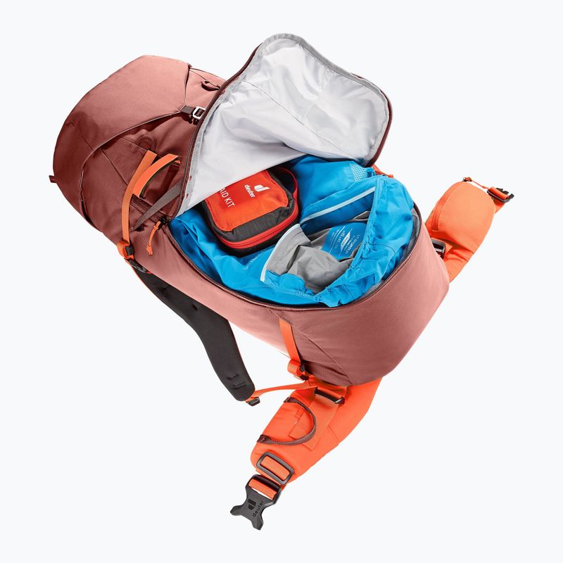 Hegymászó hátizsák deuter Guide 34+8 l redwood/papaya 7