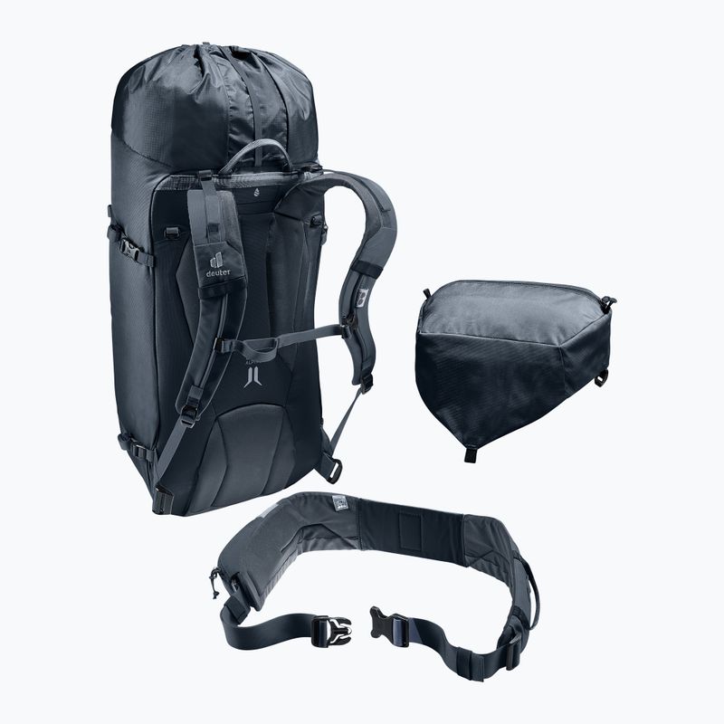 Hegymászó hátizsák deuter Guide 34+8 l fekete 8
