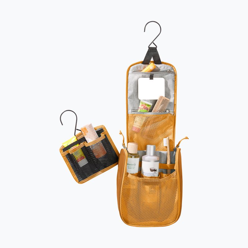 Utazási kozmetikai táska deuter Wash Center I cinnamon/almond 2