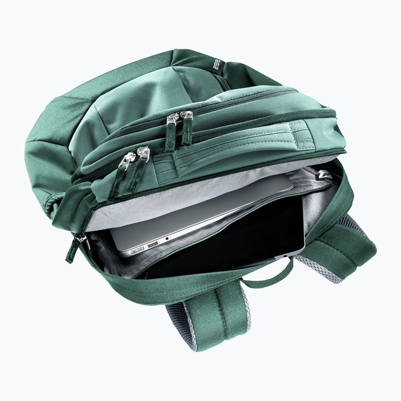 Deuter Giga 28 l városi hátizsák 381232122760 jade/seazöld 11