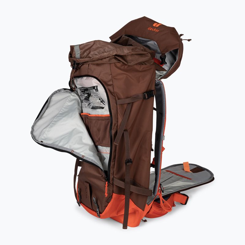 Deuter Freescape Pro 40+ l ejtőernyős hátizsák 330032269020 umbra/papaya 4