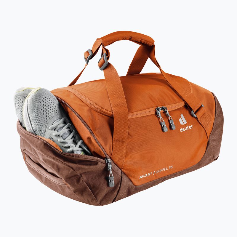 Deuter túratáska Aviant Duffel 35 l gesztenye/umbra 8