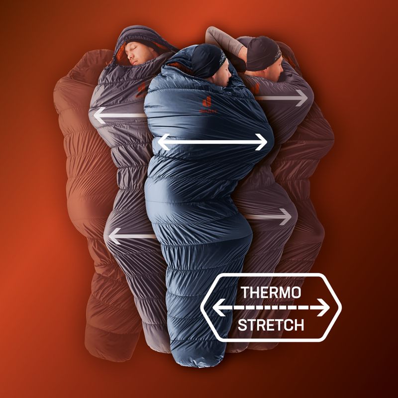 Deuter Exosphere +4° zsálya/paprika hálózsák 9