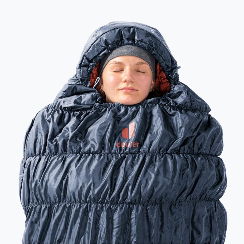 hálózsák deuter Exosphere 0° SL ink/redwood 9