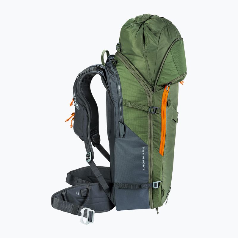 Deuter Alproof Tour 38 + 5 l khaki/fekete lavina hátizsák 7