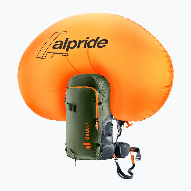 Deuter Alproof Tour 38 + 5 l khaki/fekete lavina hátizsák 8