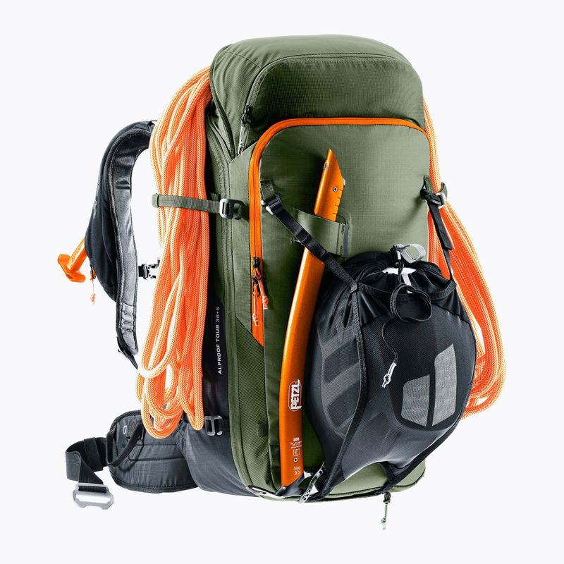 Deuter Alproof Tour 38 + 5 l khaki/fekete lavina hátizsák 10