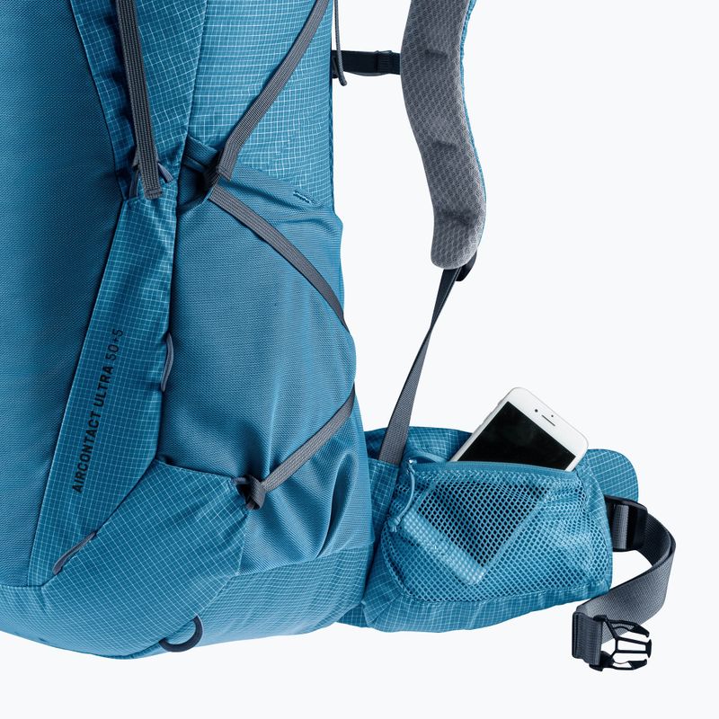 Deuter Aircontact Ultra 50 + 5 l wave/ink trekking hátizsák 11