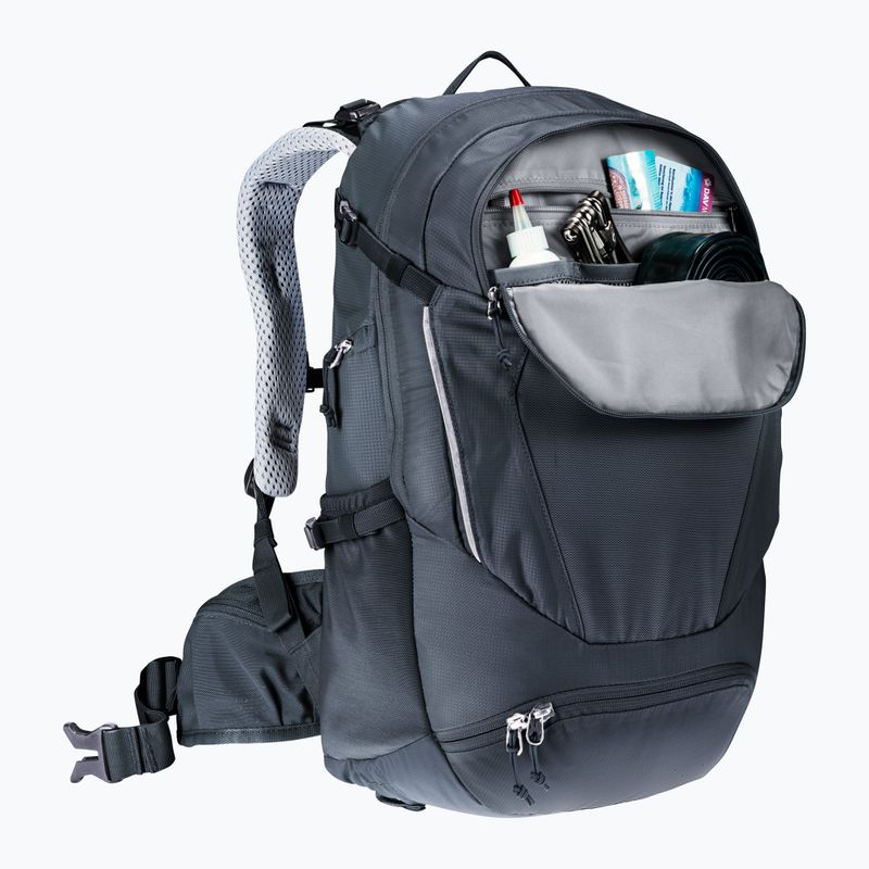 Női kerékpáros hátizsák deuter Trans Alpine 22 l SL black 13