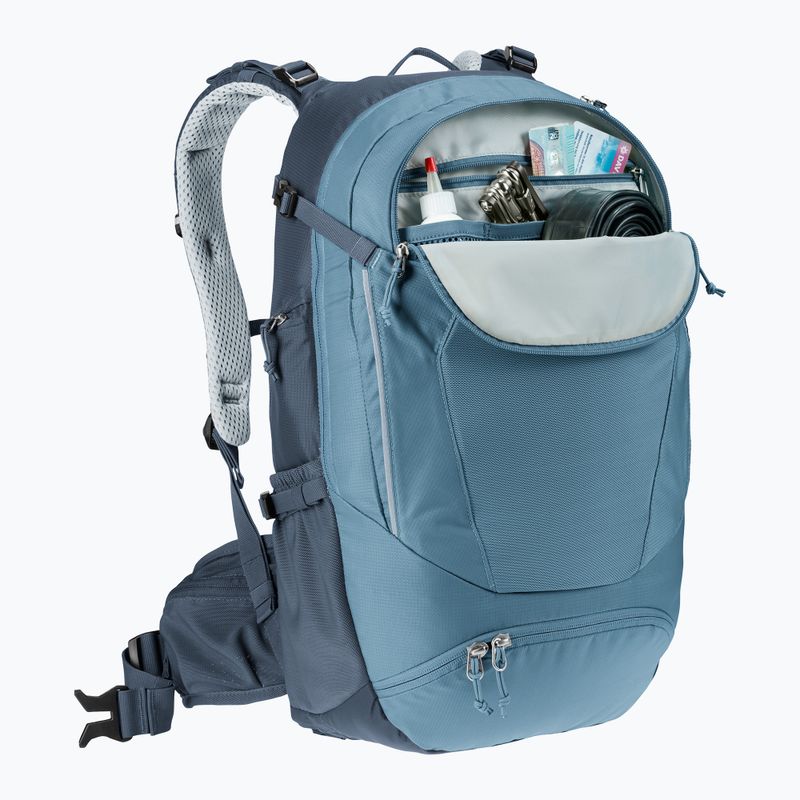Kerékpáros hátizsák deuter Trans Alpine 24 l atlantic/ink 10