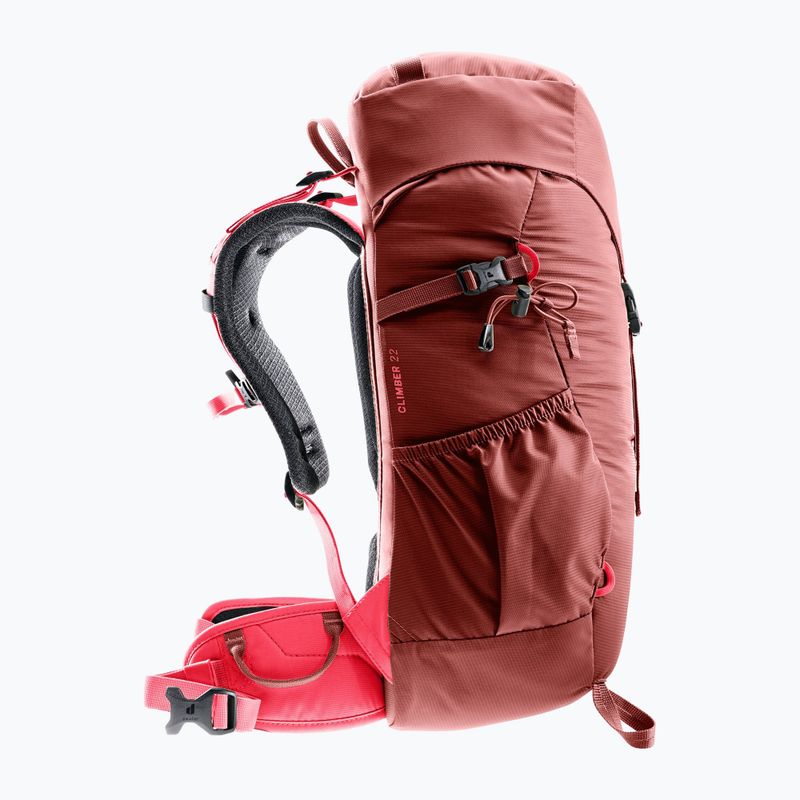 Gyerek túra hátizsák deuter Climber 22 l redwood/hibiscus 3